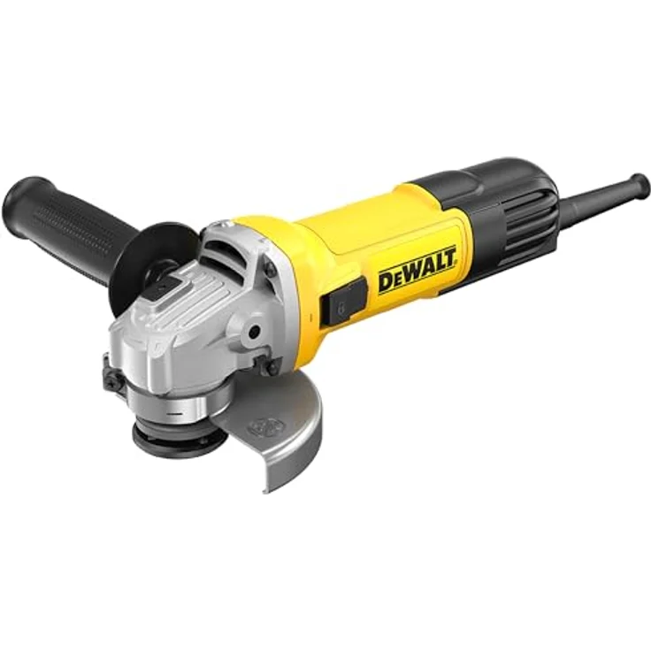 Dewalt DE 115 mm Winkelschleifer, 750 W, 11.800 U/min, kompakt und leicht mit Schutzhauben und Wiederanlauf- sowie Sekundärschutz – Bild 1