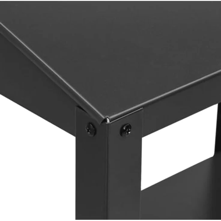 vidaXL Blumenständer Pflanzenständer Anthrazit 56,5x54,5x100 cm Verzinkter Stahl, Robuste Konstruktion, Reichlich Platz, Innen- und Außenbereich geeignet – Bild 5