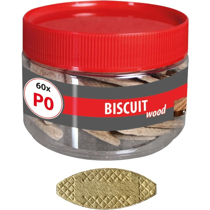 TOX Holz Flachdübel Biscuit Wood P0, 60 Stück – Bild 1