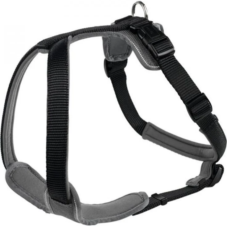 Hunter Hunde-Geschirr Neopren schwarz-grau M 1 – Bild 1
