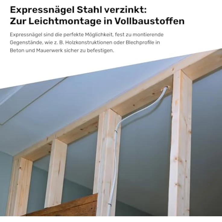 PARCO 6016x60 Express Nagel 6 x 60 mm, 200 Stück, 6,0 x 60 mm – Bild 5