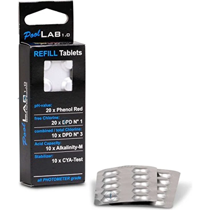 Nachfüllpack Testtabletten für PoolLab 1.0 – Bild 2