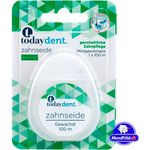 Today Dent Zahnseide gewachst mit Minzgeschmack – 100 m, gleitet leicht, entfernt Plaque, fördert die Mundgesundheit
