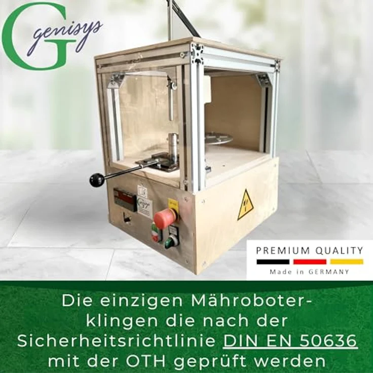 Genisys 30 Titan Ersatz Messer Klingen kompatibel für Worx Landroid (1-Loch HQ 2019 longlife 1,0 mm) + Schrauben (DIN EN 50636 geprüft) – Bild 4
