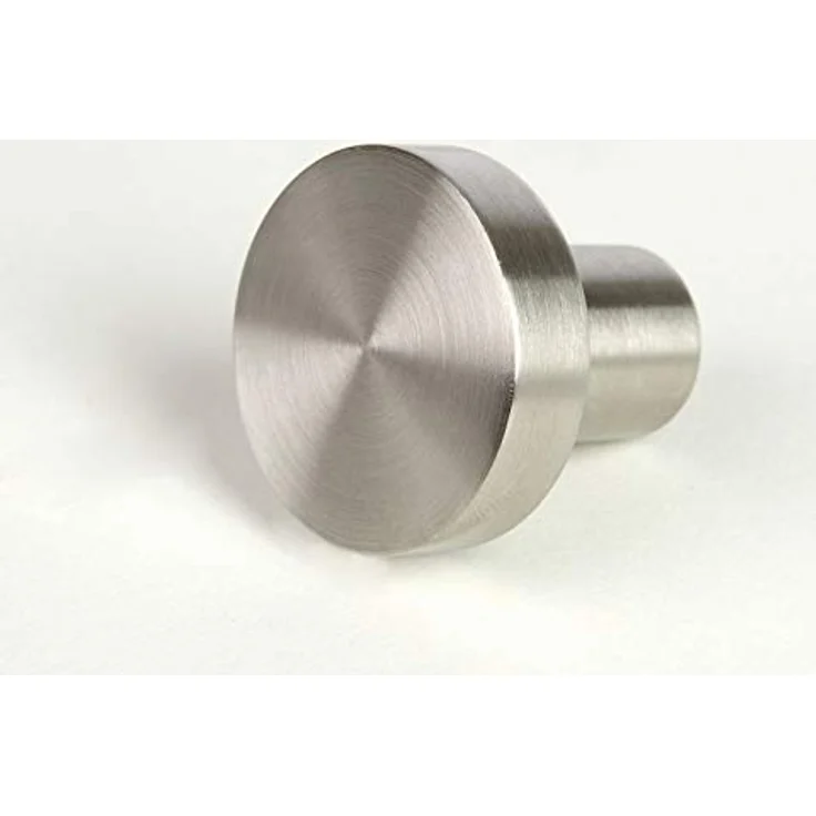 SO-TECH Möbelknopf EK03, Ø 30 mm, gebürsteter Edelstahl mit M4 Befestigungsschraube – Bild 2
