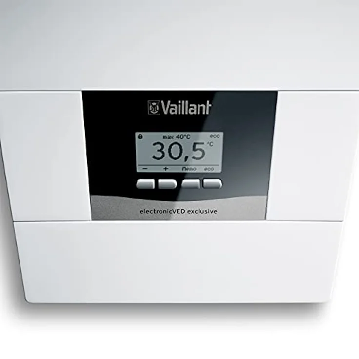 Vaillant VED exclusive 21/8, elektronischer Durchlauferhitzer 21kW, druckfest, gradgenaue Auslauftemperatur, Grafikdisplay, für 12 l/min – Bild 2