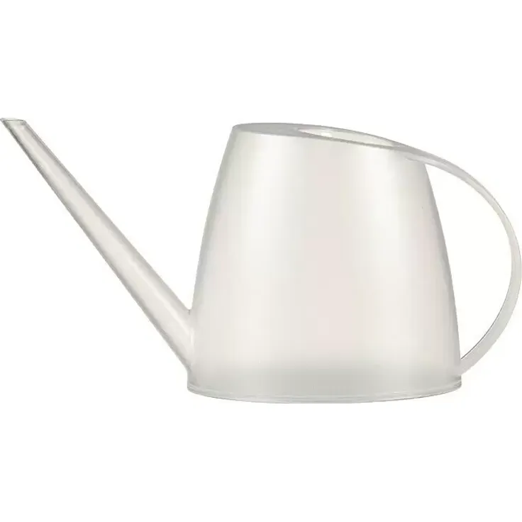 Scheurich Gießkanne Lilly, Pearl Clear, 1,5 l, ergonomischer Griff, tropfenfreies Gießen, modernes Design