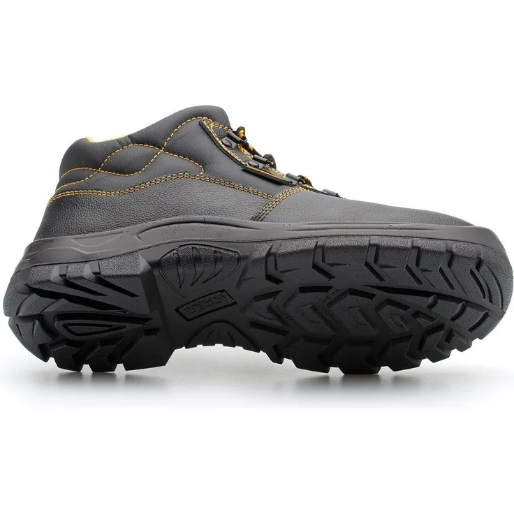 Dockers by Gerli Bullet S3 Sicherheitsschuh, robuster Stahlkappen-Schuh mit rutschfester PU-Sohle, Obermaterial aus Rindsleder