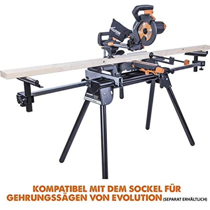 Evolution Power Tools - R210SMS-300+ Mehrzweck-Gleit-Gehrungssäge mit Plus Pack, 210 mm (230 V) – Bild 21