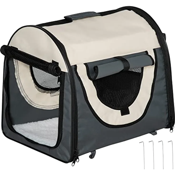 PawHut Hundebox faltbare Hundetransportbox Transportbox für Tier 5 Größen