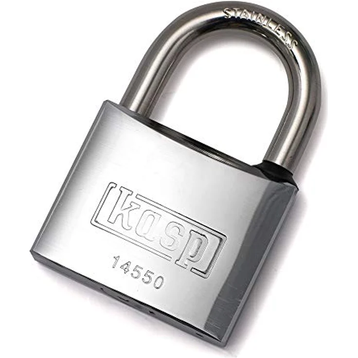 Kasp Schloss Marine, 50 mm, rostfrei, gleichschließend mit 2 Schlüsseln, geeignet für Meerwasser und Lebensmittelanwendung – Bild 1