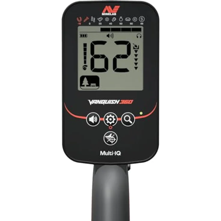 Minelab VANQUISH 360, wasserdichter Metalldetektor mit Multi-IQ-Technologie, 10 Stunden Akkulaufzeit, IP68 bis 5 m, 119 Ziel-IDs – Bild 7