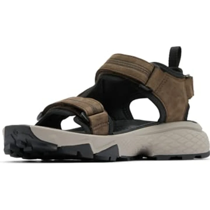 Columbia Peakfreak Rush Sandal Lea, Herren Sicherheitssandalen aus Nubukleder, braun, (Größe 44) mit verstellbaren Riemen und griffiger Adapt Trax Sohle – Bild 4
