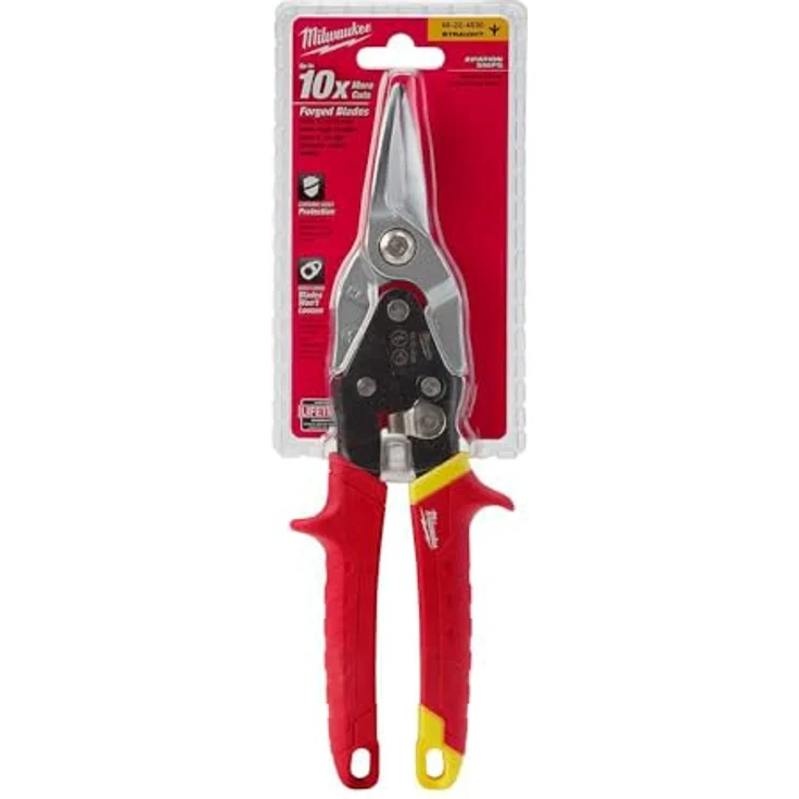 Milwaukee 045242503643 gerader Schnitt Metall Blechschere 48224530 - Preisvergleich – Bild 3