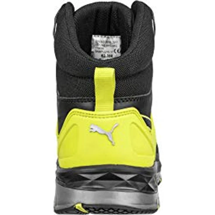 PUMA Safety VELOCITY 2.0 YELLOW MID, Sicherheitsarbeitsschuh in Größe 46, schwarz-gelb – Bild 4