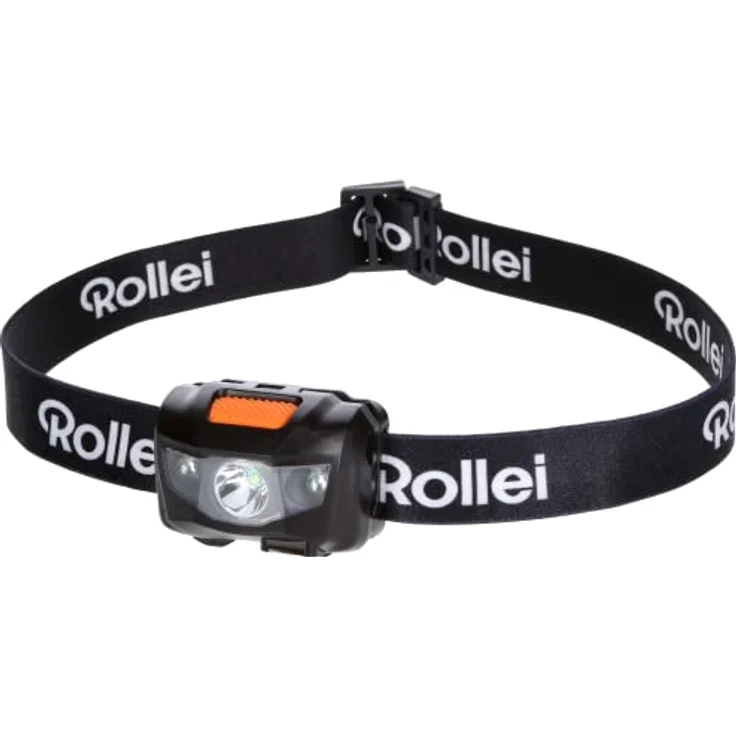 Rollei Professionelle LED-Stirnlampe mit Weißlicht und Rotlicht I wiederaufladbar I Fotografie I Sport I Angeln I Kopflampe I Head Lamp - Preisvergleich – Bild 1