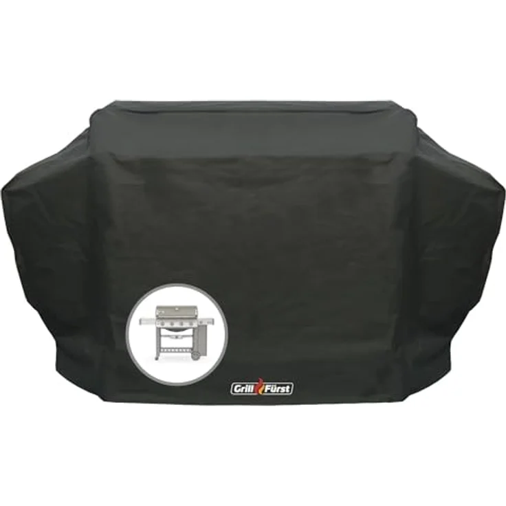 Grillfürst Grill Abdeckhaube, robuste wetterfeste und wasserdichte Abdeckung, 172 x 67 x 123 cm, passend für Weber Genesis II/Broil King Imperial/Napoleon Prestige – Bild 1