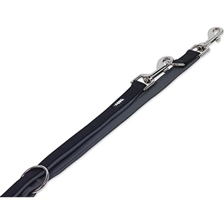 Nobby Führleine Classic Preno, schwarz / grau L: 200 cm, B: 20/25 mm, 1 Stück