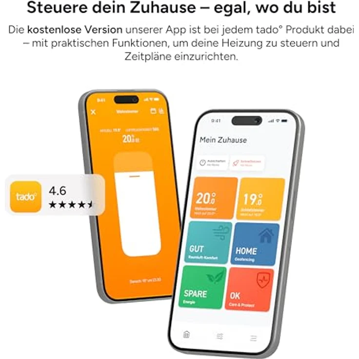 tado° Smartes Heizkörperthermostat X – Starter Kit mit Bridge X, energieeinsparend, App-Steuerung, kompatibel mit Smart Home Systemen – Bild 2