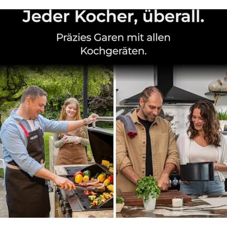 MEATER Pro Duo: Smart Meat Thermometer Digital mit 550°C Hitzebeständigkeit, großer Reichweite, zertifizierter Genauigkeit und 50+ Rezepten in App – Bild 5