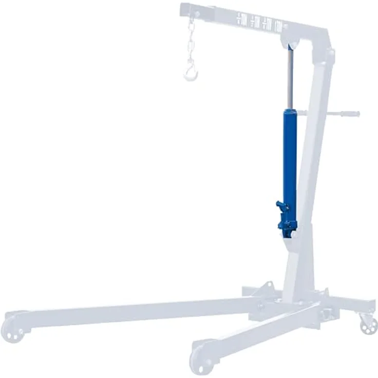 BGS TECHNIC Hydraulikzylinder für Motorkran Art. 9245, 11999, Kolben-Außendurchmesser 25 mm, Zylinder-Außendurchmesser 70 mm, Gesamtlänge 1150 mm ausgefahren, Gewicht 10.014 g