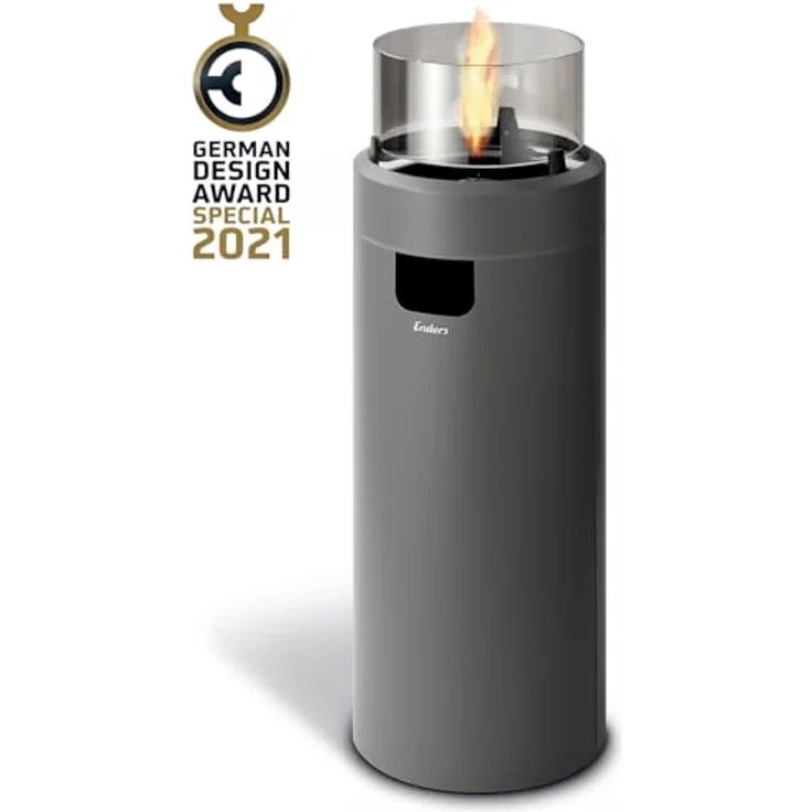 Enders Terrassenfeuer Nova LED Gr. L Grey 2,5 kW Ambiente-Licht und Flamme – Bild 2