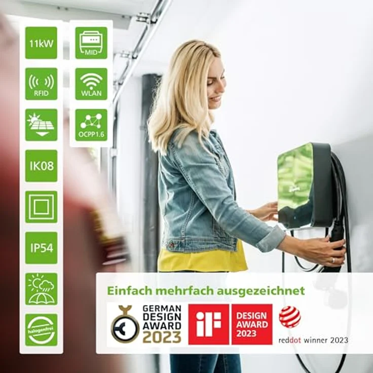 Spelsberg, Elektroauto Ladestation, Wallbox 7m Kabel (Typ 2, 11 kW) – Bild 10