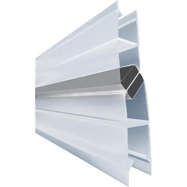 Glaszentrum Hagen Duschdichtung 200 cm, 8 mm für 6-10 mm Glas, UV-beständiges PVC, einfache Montage