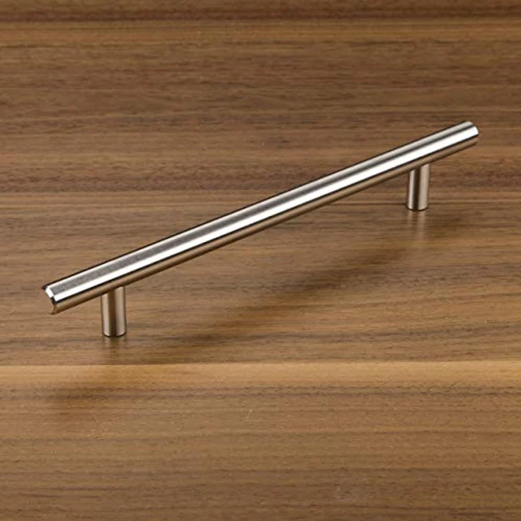 Sotech G6-6 Stangengriff Möbelgriff Echt Edelstahl BA 160 mm Ø 12 mm, gebürstet – Bild 2