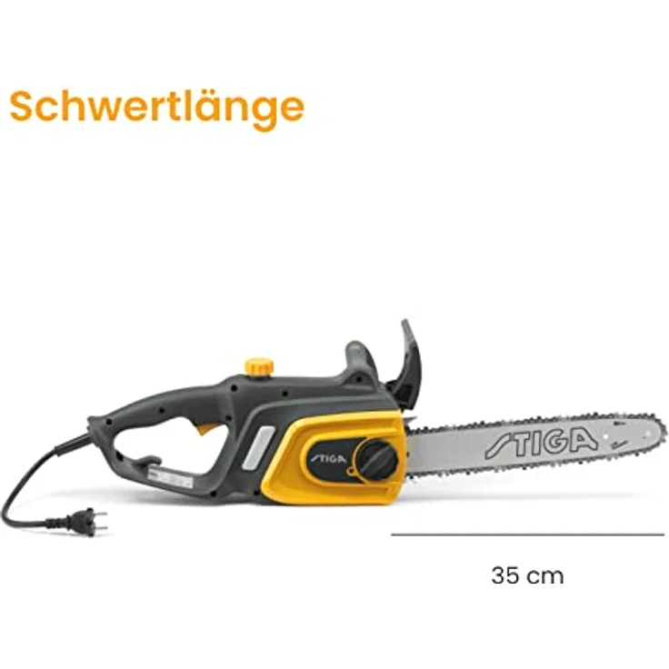STIGA Elektro-Kettensäge, 35 cm Schwertlänge, CS 118c 14" – Bild 4