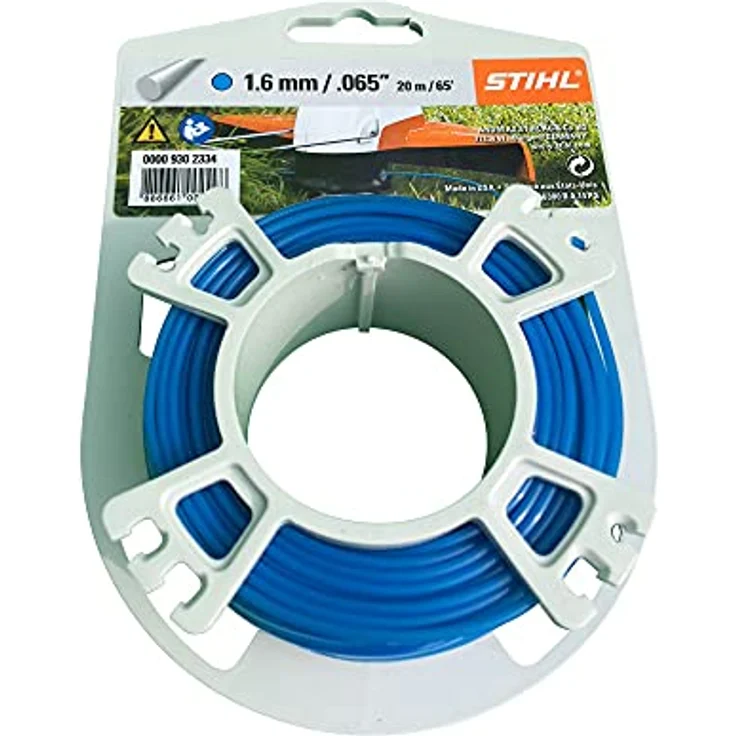 Stihl rund Rolle 1,6 mm 20 m Mähfäden, blau – Bild 2