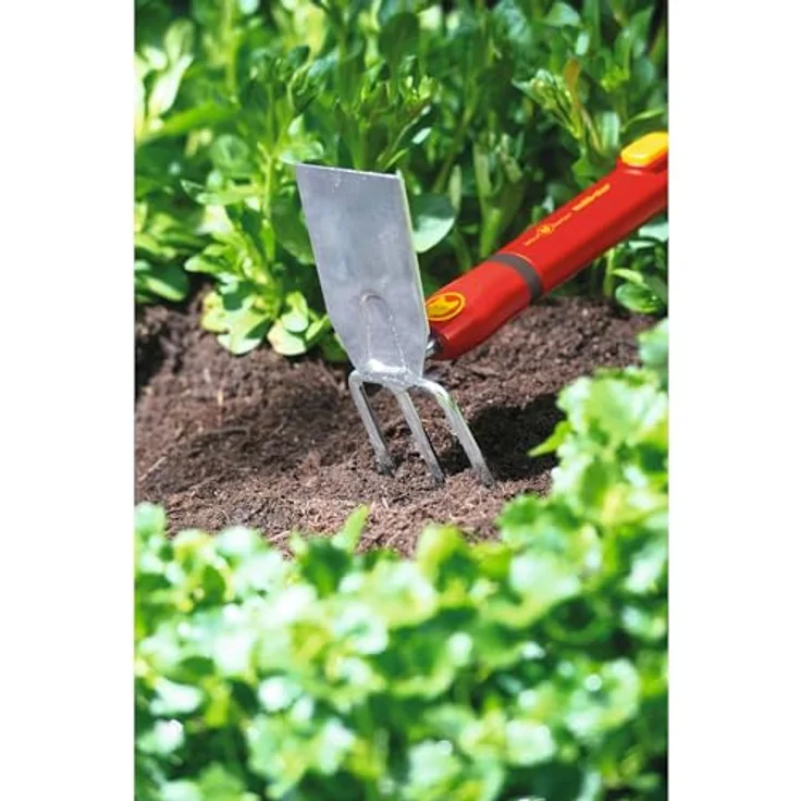WOLF-Garten Mini-Hacke LN-M -ZM 015, multi-star, rot-gelb, 7cm, mit Kurzstiel ZM – Bild 8
