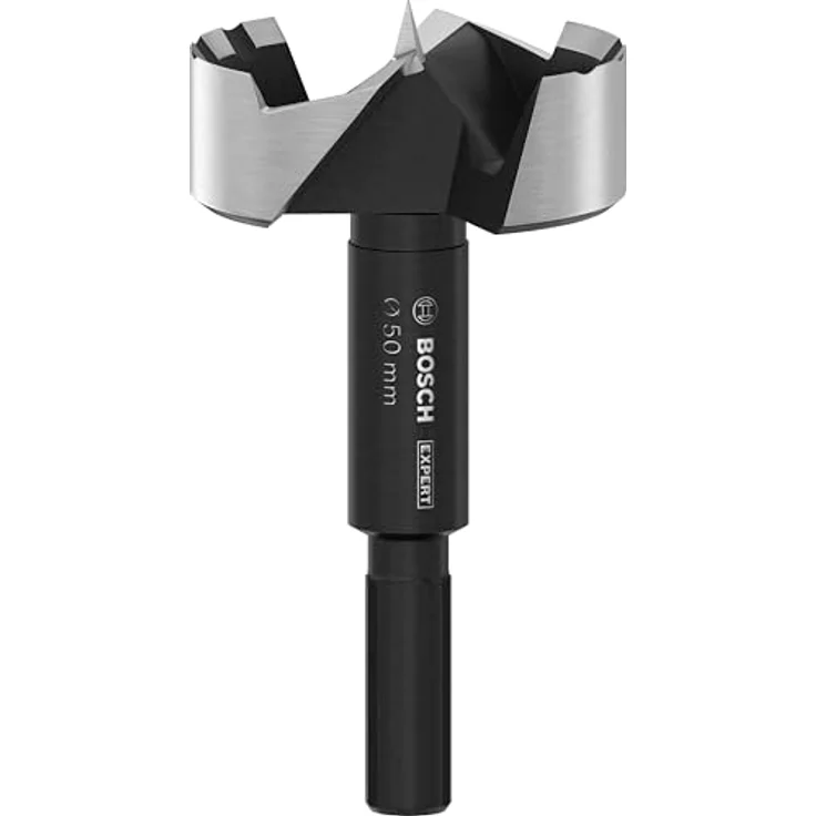 Bosch Accessories Forstnerbohrer 50 mm, präziser Holzbohrer mit gewelltem Schneidrand für saubere Löcher, Gesamtlänge 88 mm – Bild 1