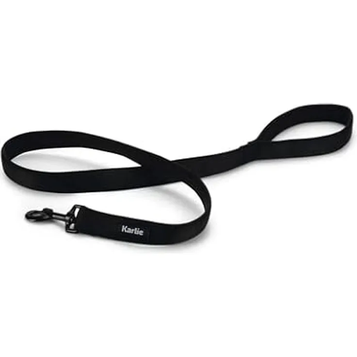 Karlie K Art Sportiv Premium Riemen, 25 mm x 120 cm, Schwarz, 120 g