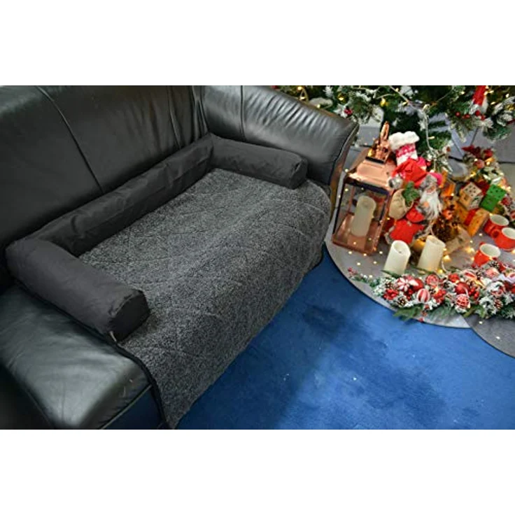 RAIKOU Hundebett Couch für Sofaschutz Hund und Kofferraumschutz, Antirutsch Beschichtung Hundedecke, Waschbares Sessels mit Reißverschluss, Hundematte für Grosse kleine Hunde – Bild 4