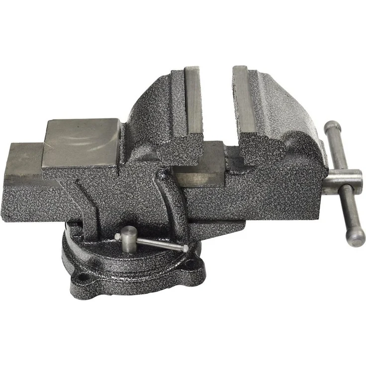 TRIZERATOP Schraubstock 100mm mit Amboss, 360° Drehbar