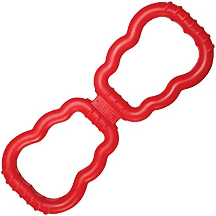 KONG – Tug – Robuster, Dehnbarer Naturkautschuk, Zerrspielzeug – Für Mittelgroße Hunde – Bild 1