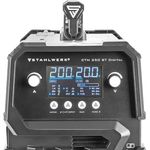 STAHLWERK Kombi-Schweißgerät CTM-250 ST Digital Vollausstattung 5-in-1 Schutzgas-Schweißgerät | Inverter mit 200 A, synergischem Drahtvorschub und integriertem 50 A Plasmaschneider CUT | WIG, 7-Jahre Garantie, DC WIG Schweißen, 2T/4T (WIG/MIG/MAG)