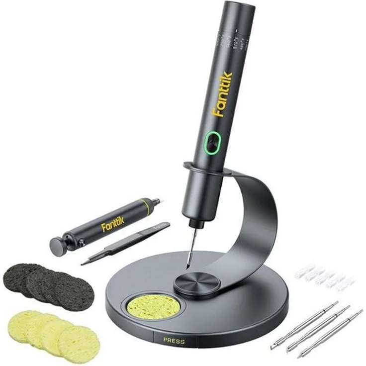 Fanttik T1 Max, professionelles Lötset mit präziser Temperaturregelung von 180 bis 450 °C, ergonomischem Design und umfangreichem Zubehör