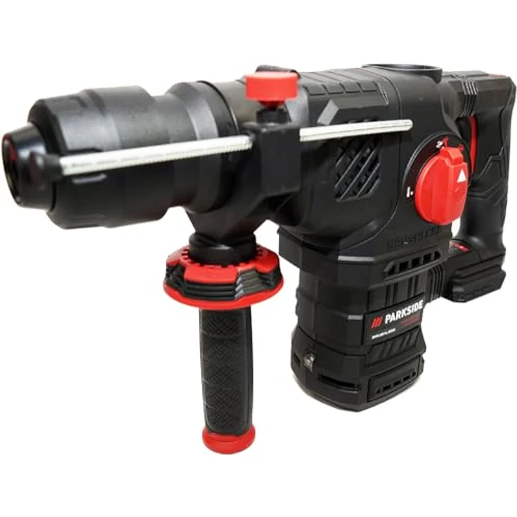 PARKSIDE PERFORMANCE® Akku-Bohrhammer 20V Kombihammer PKHAP 2058 A1 im Transportkoffer, 20 V, max. 760 U/min, bürstenloser Motor, Smart-Akku, SDS-Plus, LED-Arbeitsleuchte – Bild 4