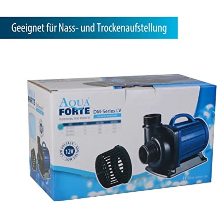 Aqua Forte Filter-/Teichpumpe DM6500 12 Volt 6,5m³/h, Förderhöhe 4m, 50 Watt – Bild 4