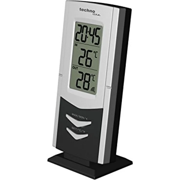 Technoline Wetterstation WS 9170, Temperaturstation mit Innen- und Außentemperaturanzeige, klassisches Design – Bild 1