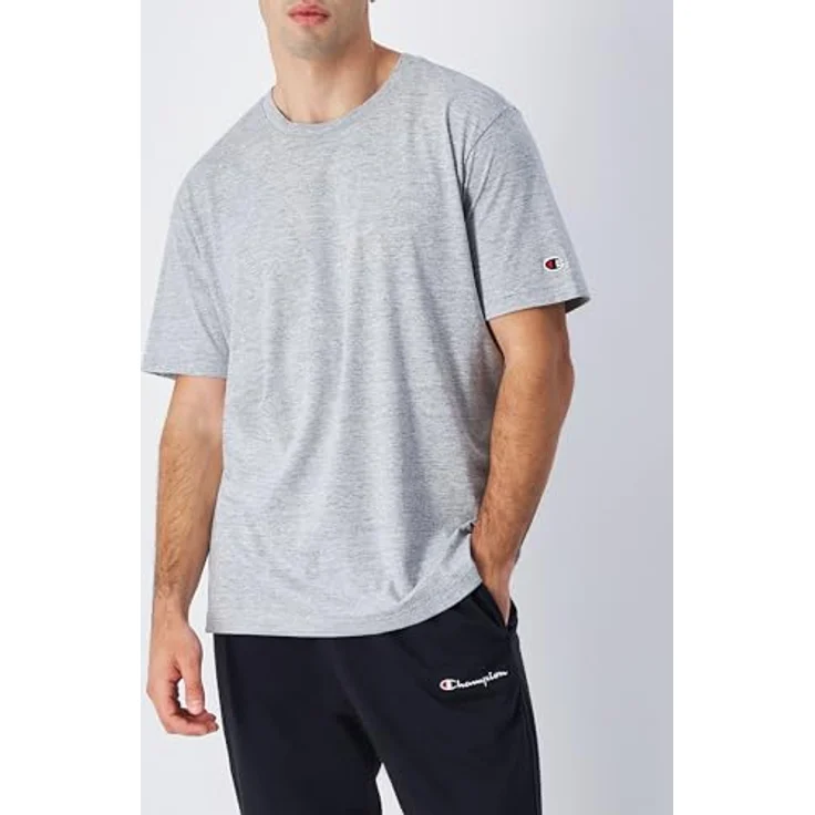 Champion T-Shirt Casual 2er-Pack, figurbetont, 100% Baumwolle, mehrfarbig, Größe L – Bild 6