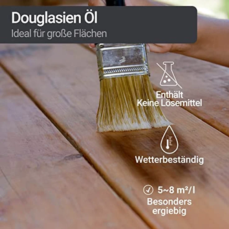 Douglasien Öl Akazienöl Lärchenöl Hartholzöl Holzöl Öl Zedernöl Eiche - 10L – Bild 1