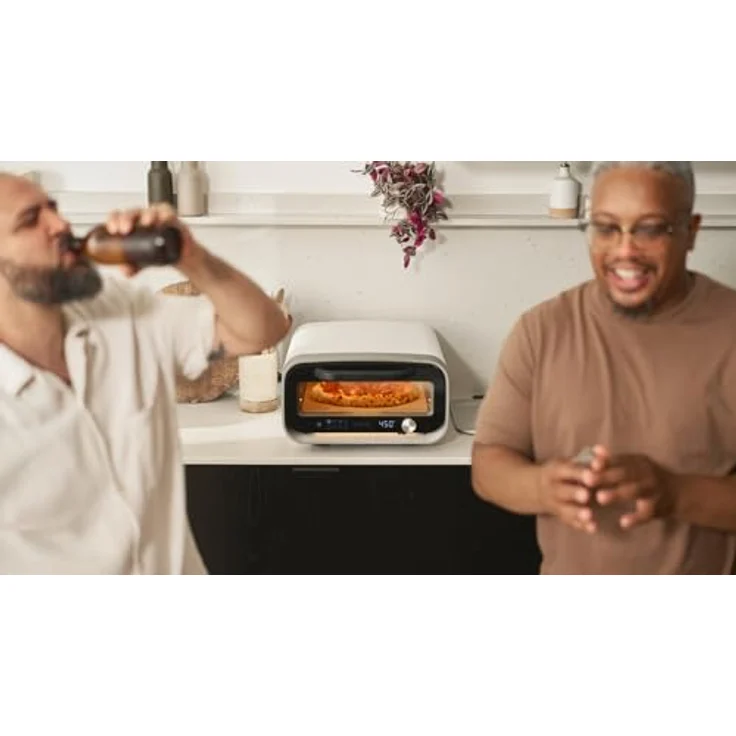 Ooni Volt 2, Elektrischer Pizzaofen mit Pizza Intelligence™, 450°C, kompakt für 13 Zoll Pizzen, schwarz – Bild 9