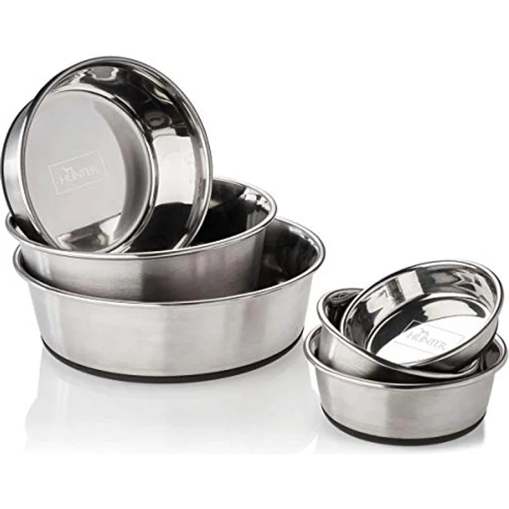 Hunter Futter- & Trinknapf HUNTER Gravur 2er-Set 1900 ml – 20 cm - Preisvergleich – Bild 3