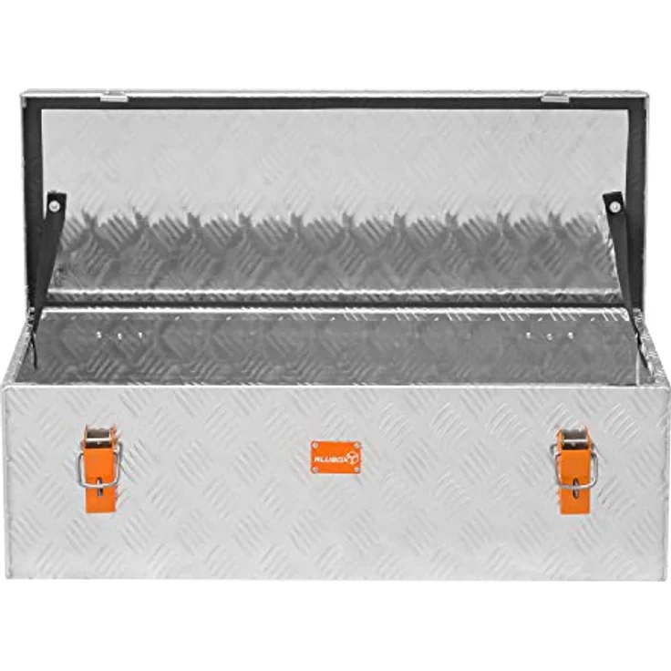 alubox Werkzeugkiste Riffelblech ABX-RL60 Aluminium 1,5mm Werkzeugkiste leicht und robust 60 Liter – Bild 2