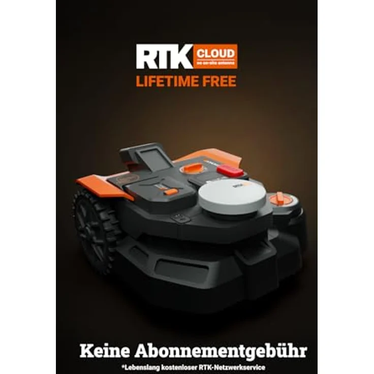Worx Mähroboter M800 WR308E Landroid Vision Cloud, präzise Navigation, automatische Kartierung, für Rasenflächen bis 800 m² – Bild 6