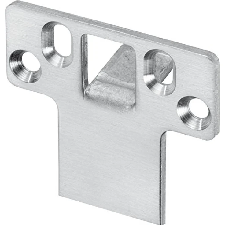 WILKA Stangenschließblech P645, 24 x 60 x 3 mm, Edelstahl, für Verriegelung nach oben – Bild 1