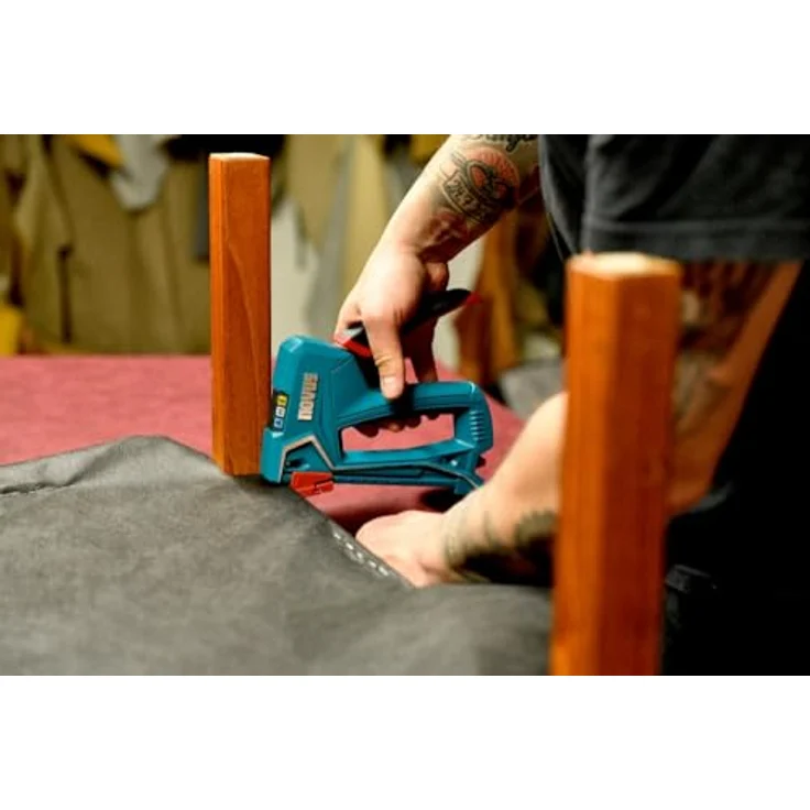 Novus Tools Handtacker J-50, Aluminium für 6-14 mm Feindrahtklammern & 16 mm Nägel, ergonomisch und langlebig – Bild 4